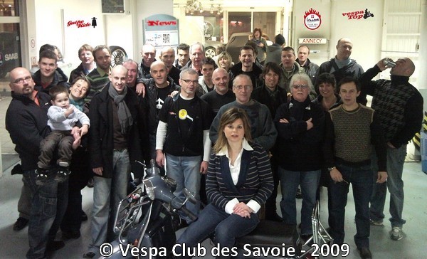 AG Vespa Club des Savoie le 24 janvier 2009.